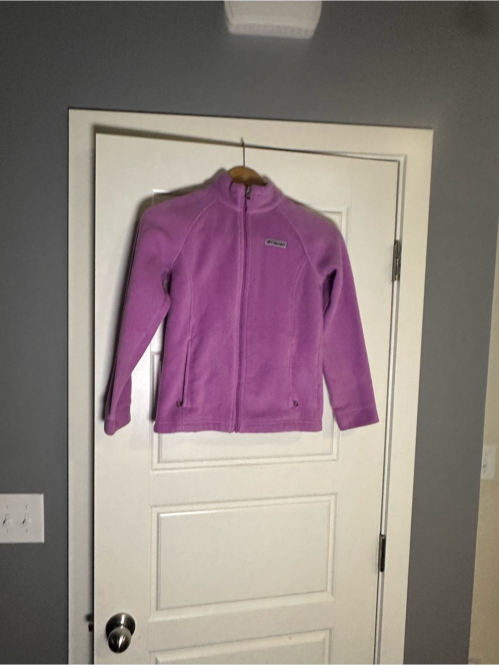 Columbia Girls' Lavender Full-Zip Fleece Jacket